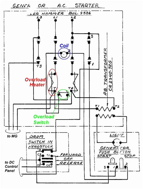 lighting contactor wiring diagram  wiring diagram