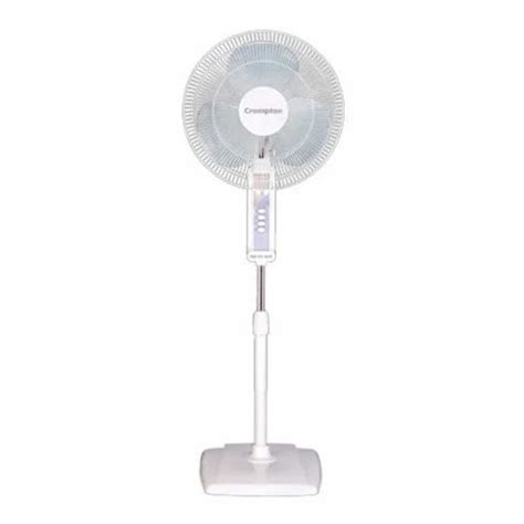 White Crompton High Flo Wave Plus Pedestal Fan 400 Mm 16 Inch At Rs