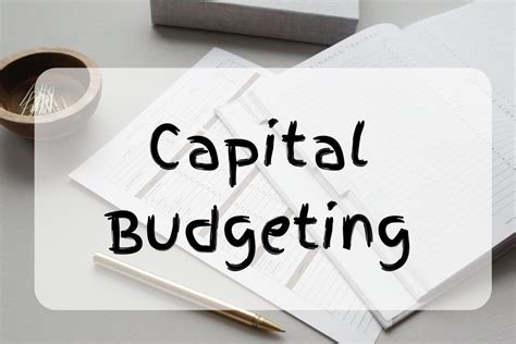 What Is Capital Budgeting Valuation Master Class