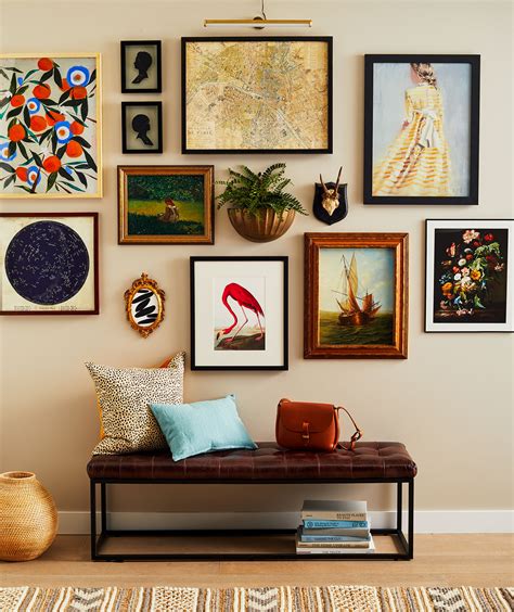 A Gallery Wall Layout Is The Way To Add Personality To Any Room Decoist