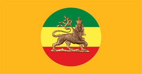 Lion of Judah - Ethiopian Flag - Reggae Shirt - Reggae - Sticker