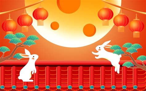 Premium Vector Mid Autumn Festival On August 15th Traditional
