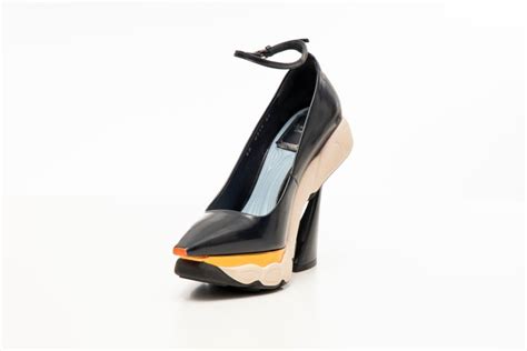 Raf Simons For Christian Dior Patent Leather Runway Sneaker Pumps Fall