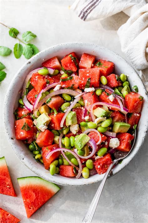 Watermelon Salad Light And Refreshing