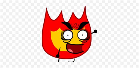 Variations Of Firey Battle For Dream Island Wiki Fandom Evil Leafy And Evil Firey Emoji Watery