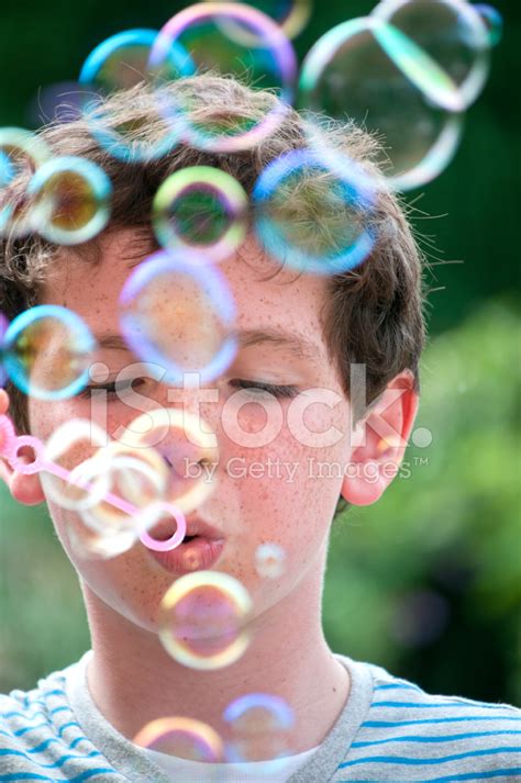 Blowing Bubbles Stock Photo Royalty Free Freeimages