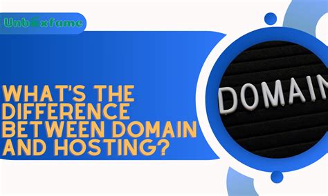 Whats The Difference Between Domain And Hosting