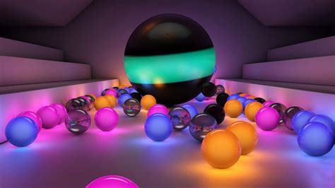 3d Colorful Balls Hq Desktop Wallpaper 22690 Baltana