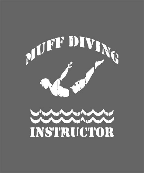 muff diving instructor diver swimming pool funny sex men s tee swim digital art by duong ngoc