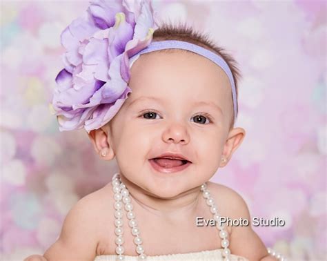 Tampa Baby Photographer 7 Months Baby Girl Photo Session In Studio