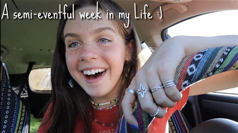 i vlogged a week of my life youtube