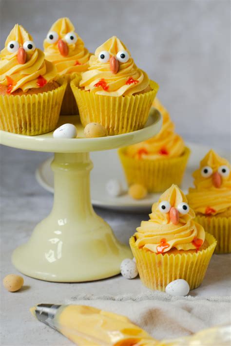 Easter Chick Citrus Cupcakes My Kitchen Drawer