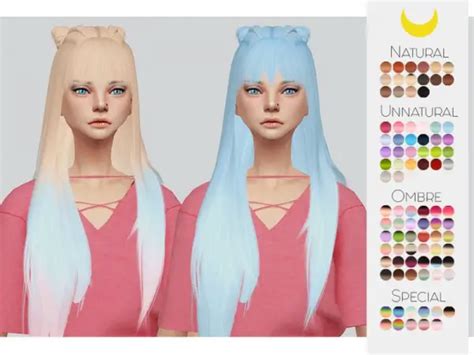 Sims 4 Hairs The Sims Resource Leahlillith`s Everyday Hair