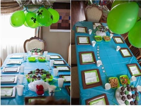 A minecraft themed party is a fun and. The best Minecraft birthday party ideas (besides just ...