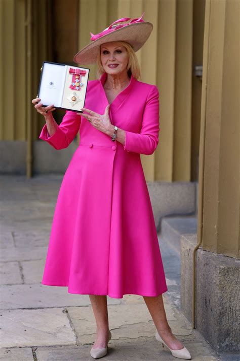 Sweetie Darling Joanna Lumley Becomes A Dame In Barbie Pink