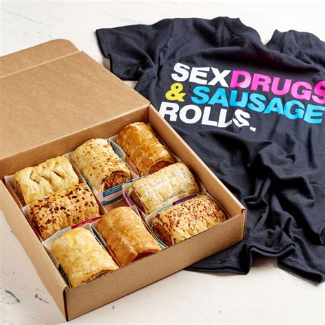 Eight Gourmet Sausage Rolls And T Shirt By Coopers Gourmet Foods