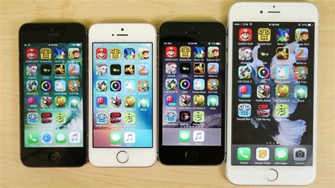 The apps did not restore. iPhone 5 vs iPhone 5S vs iPhone SE vs iPhone 6s - YouTube