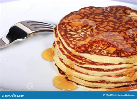 Pile Of Pancakes Royalty Free Stock Image Image 5968816
