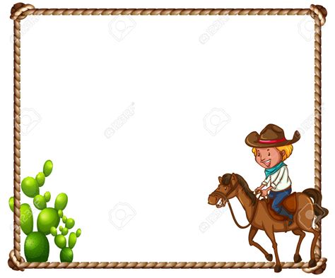 Cowboy Border Clipart Free Download On Clipartmag
