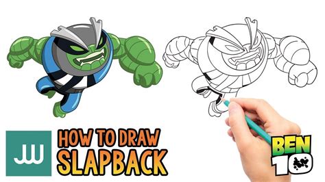 Secret of the omnitrix, ben 10: Dibujar Slapback Draw Slapback | Ben 10 - YouTube