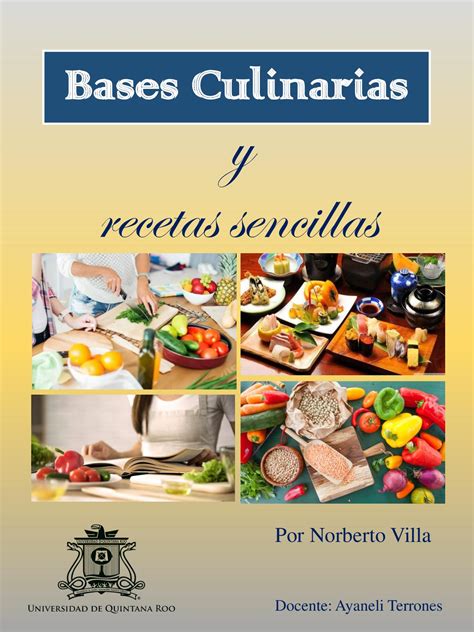 Calaméo - Bases culinarias y recetas sencillas - Villa, N.