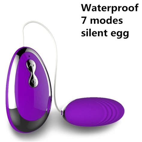 Waterproof Silent 7 Mode Powerful Jump Egg Clitoris Vibrator G Spot
