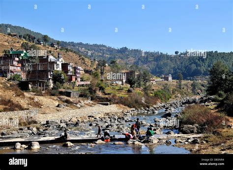 Roshi River Panauti Nepal Stock Photo Alamy