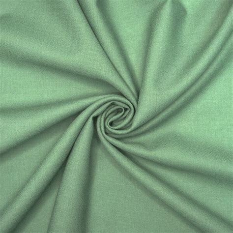 Lightweight Italian Wool Crepe Spruce Sample Gala Fabrics