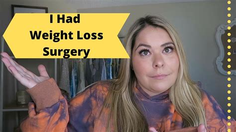 I Had Weight Loss Surgery ~ My Gastric Sleeve Journey Youtube