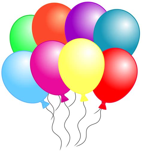Balloon Clipart Six Pencil And In Color Balloon Clipart Six