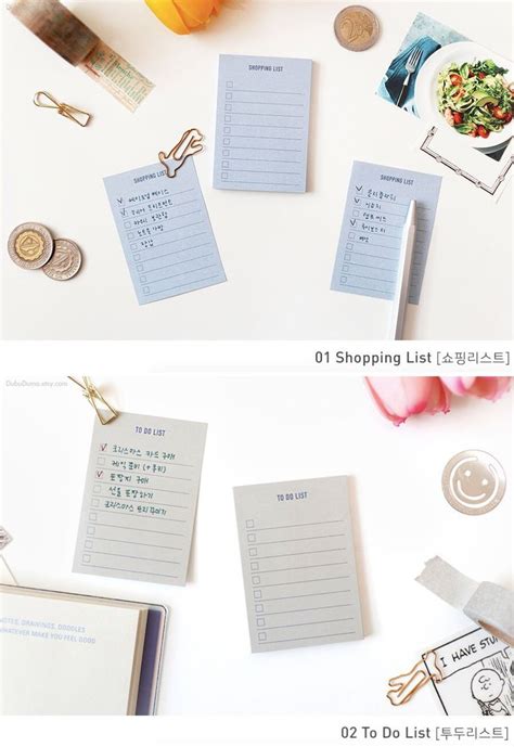Plan Marker Sticky Notes Types Daily Checklist Colorful Notepads