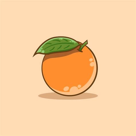 Premium Vector Fresh Orange Fruit Vector Illustration