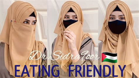 comfortable hijab style instant and supereasy eating friendly full coverage hijab tutorial