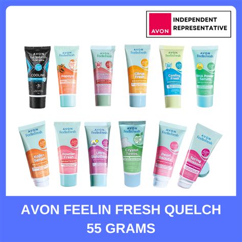 Avon Feelin Fresh Whitening Deodorant Quelch Anti Perspirant Cream 55g