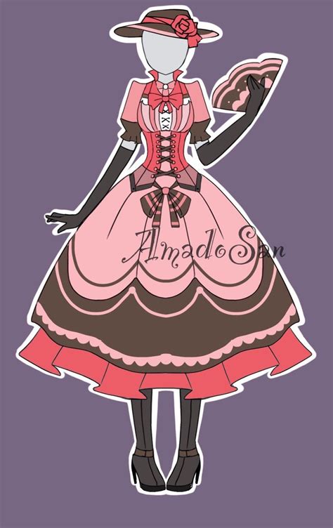 Victorian Outfit Adoptable Open By As On