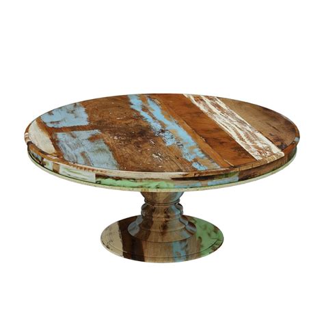 Reclaimed Wood Round Dining Table