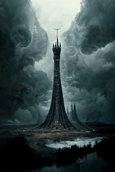 Ominous Villain Tower Midjourney Rimaginaryarchitecture