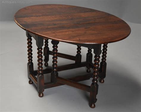 17thc Oval Oak Gateleg Table With Super Patina Antiques Atlas