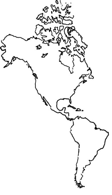 Mapa Del Continente Sur Americano Sin Nombres Para Imprimir Tarjetas