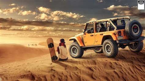 Jeep Wrangler Desert Off Road Wallpaper HD Car Wallpapers