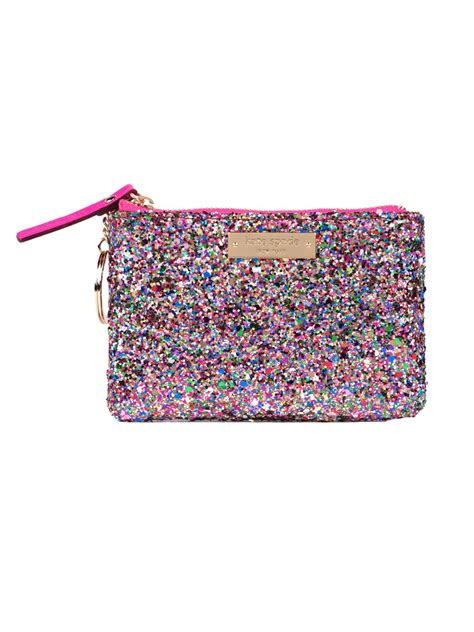 kate spade purse with glitter