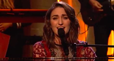 Watch Sara Bareilles Deliver Soulful Power Ballad Fire On Snl