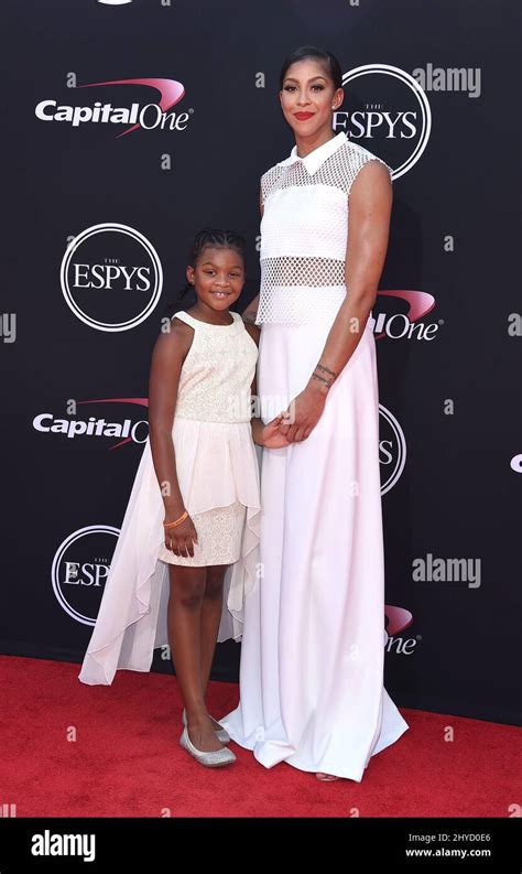 Candace Parker And Lailaa Nicole Williams Attending The 25th Espys Held