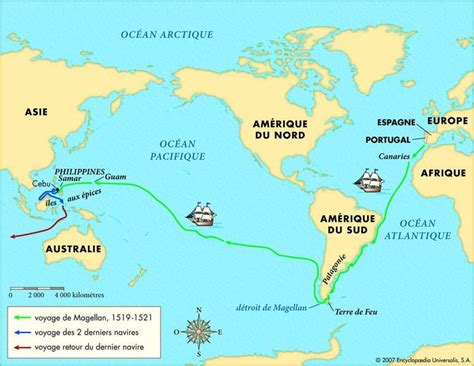 Magellan Voyage Map