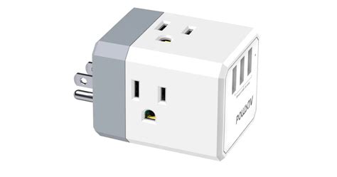 Multi Plug Outlet Outlet Expanders Powsav Usb Wall Charger With 3 Usb
