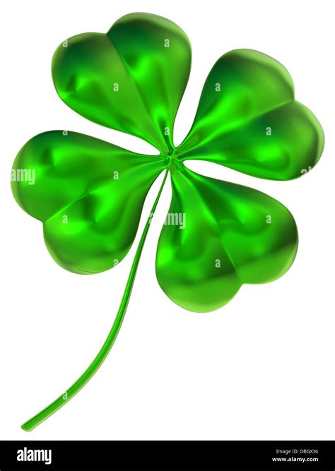 Four Leaf Clover As Symbol Of Good Luck Stock Photo Alamy