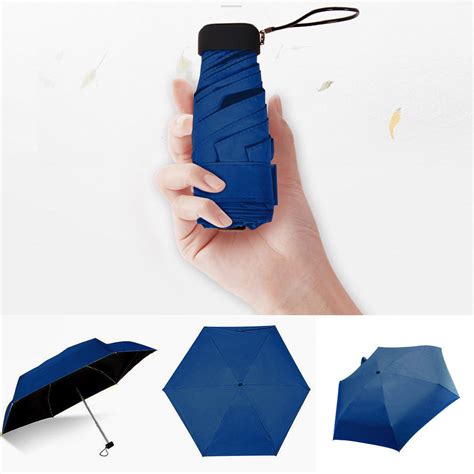 Cotonie Flat Lightweight Umbrella Parasol Folding Sun Umbrella Mini