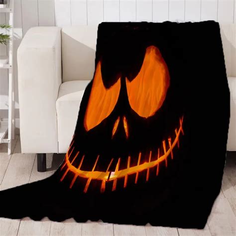 Buy Happy Halloween Fleece Throw Blanket Plaids Warmth
