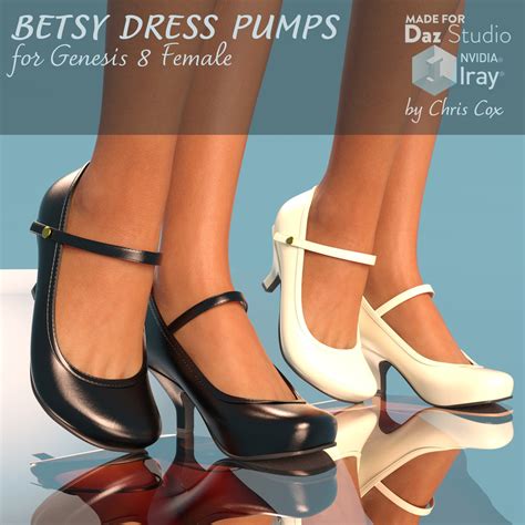 Betsy Dress Pumps For Genesis 8 Female Daz Content By Chriscox