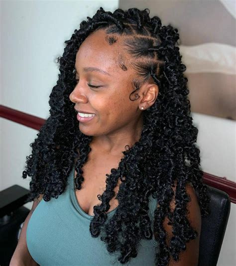 Butterfly Locs Braided Wig180 Frontal 360 Frontal Full Lace Etsy